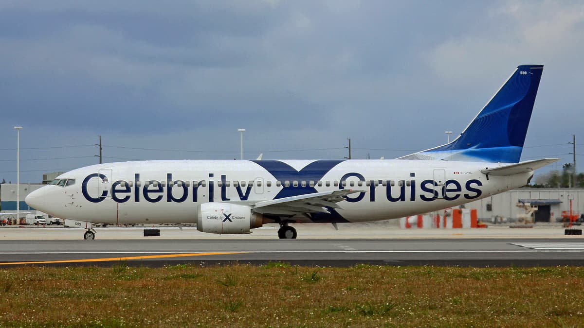 Boeing 737 Celebrity Cruises